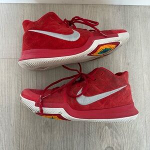 Nike Kyrie 3 Red Suede